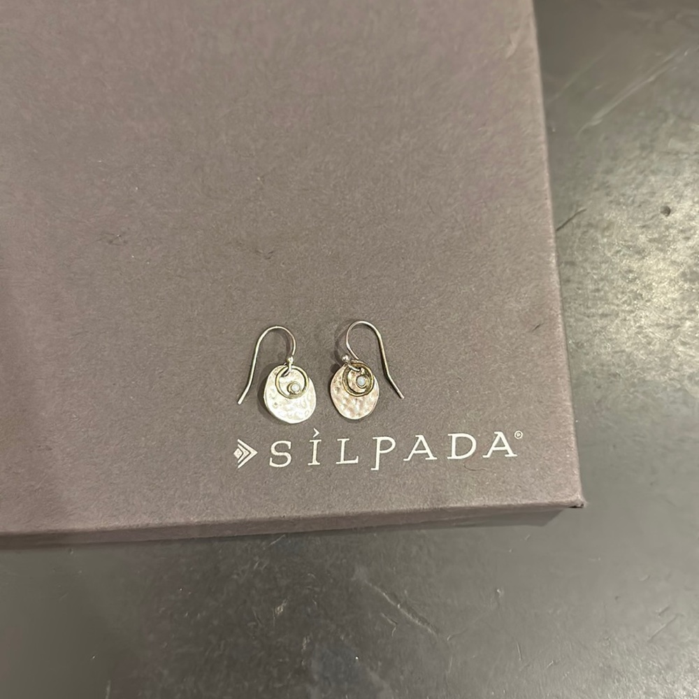Silpada sterling silver earrings